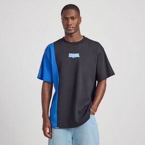 Detroit Lions Off Season x NFL Unisex Spliced T-Shirt - Black Men’s Small NWT